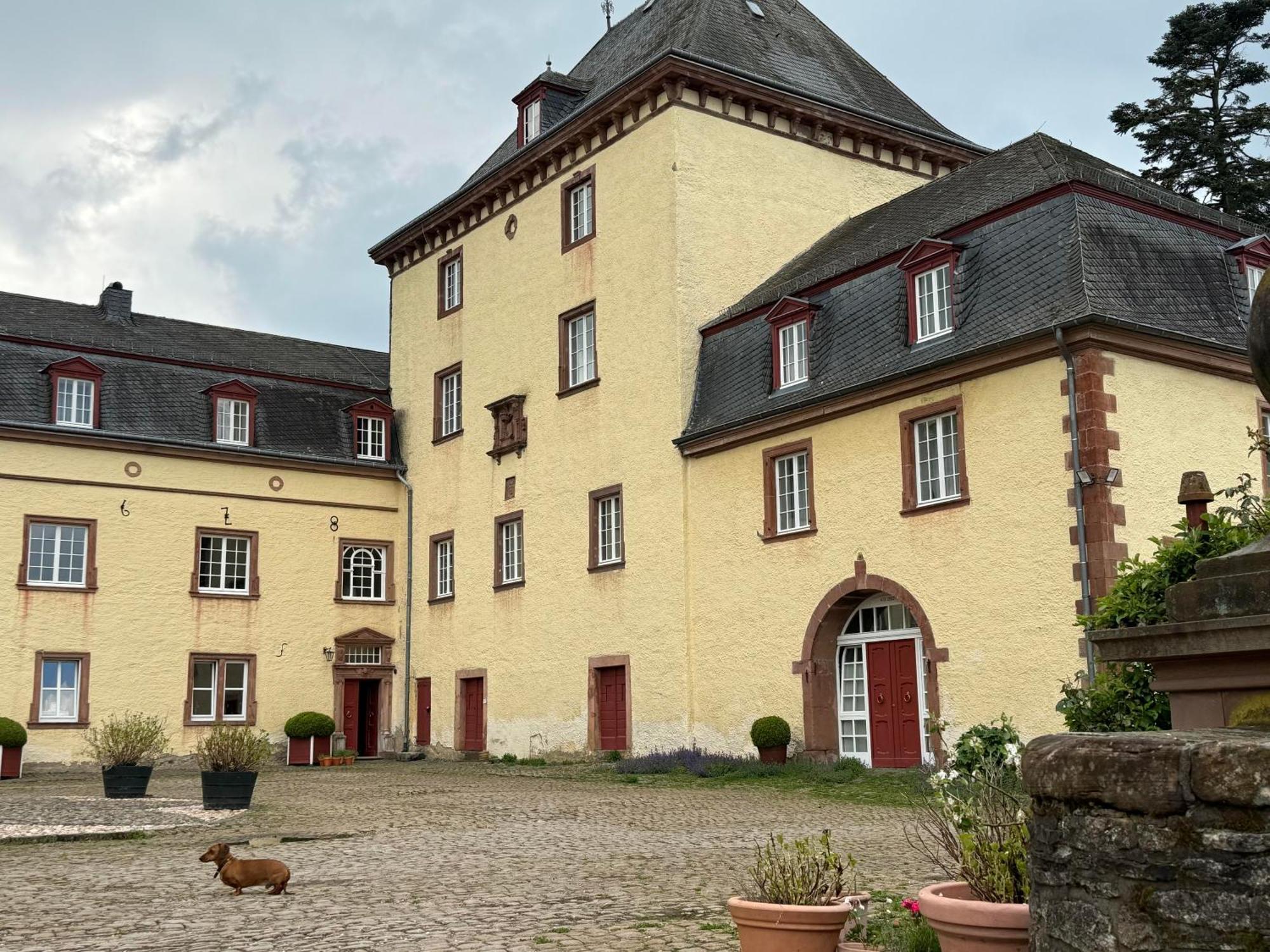 L' Extravagante Im Garten Von Schloss Schmidtheim Exterior foto